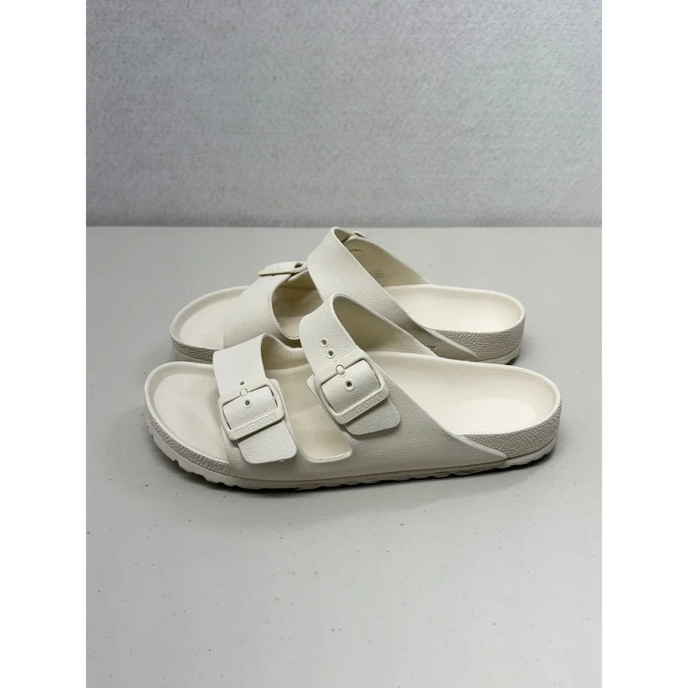 Birkenstock Arizona EVA Sandals Eggshell White Women 9 Men 7 EU 40
